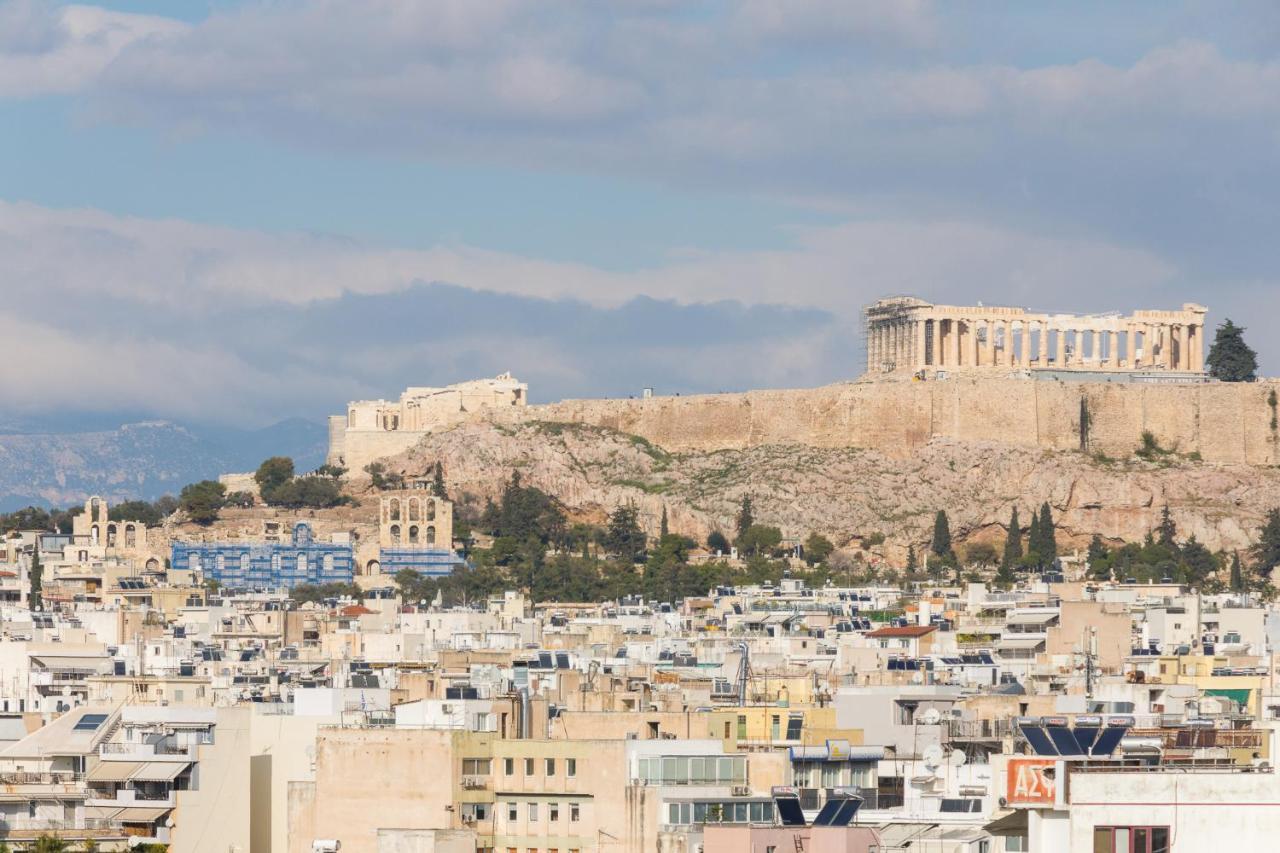 Breathtaking Acropolis View From An Elegant 3Br Apt Athen Eksteriør bilde